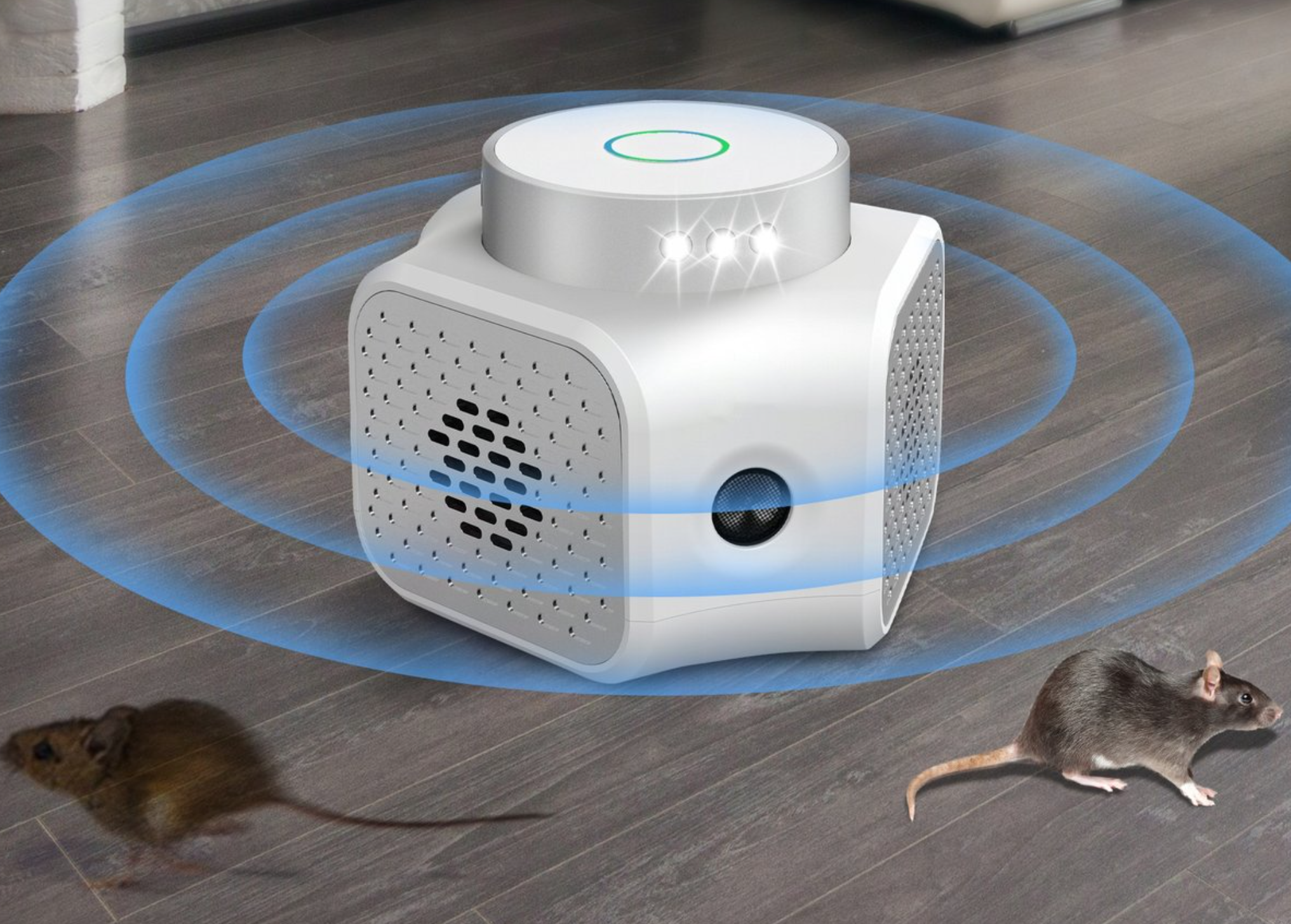 Aparat cu ultrasunete impotriva rozatoarelor si insectelor, Zola, raza functionare 120 m², 4 moduri de functionare, 2.7 W, frecventa 22-35 kHz3, alb Aparat cu ultrasunete impotriva rozatoarelor si insectelor, Zola, raza functionare 120 m², 4 moduri de functionare, 2.7 W, frecventa 22-35 kHz3, alb